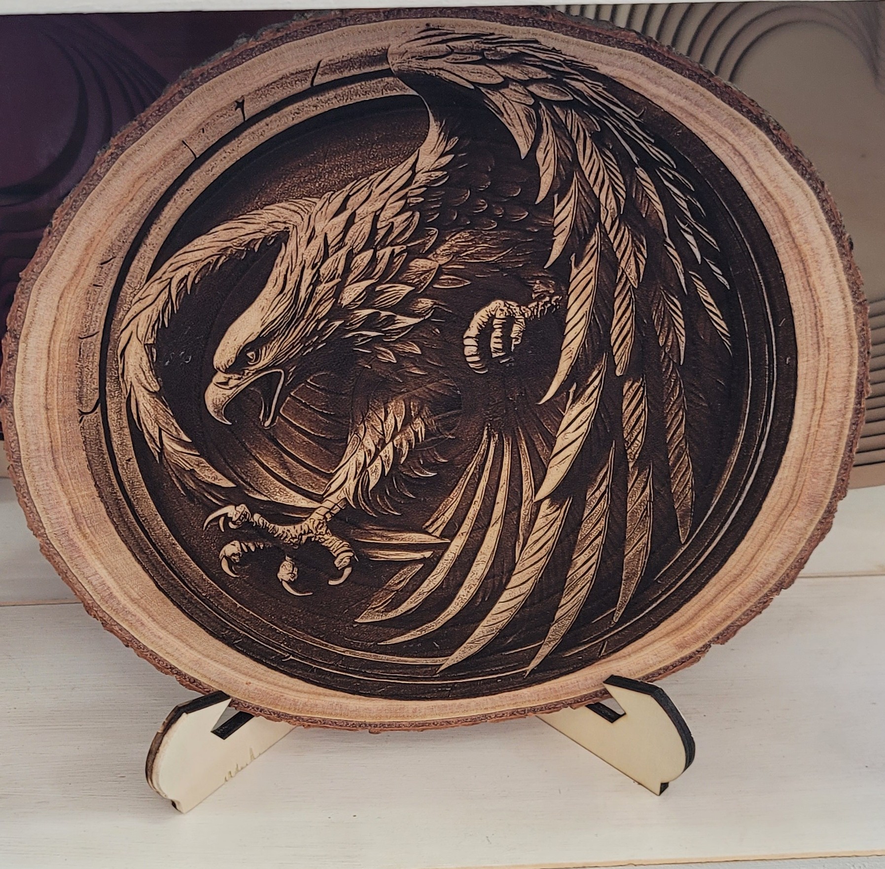 Eagle dimensional art