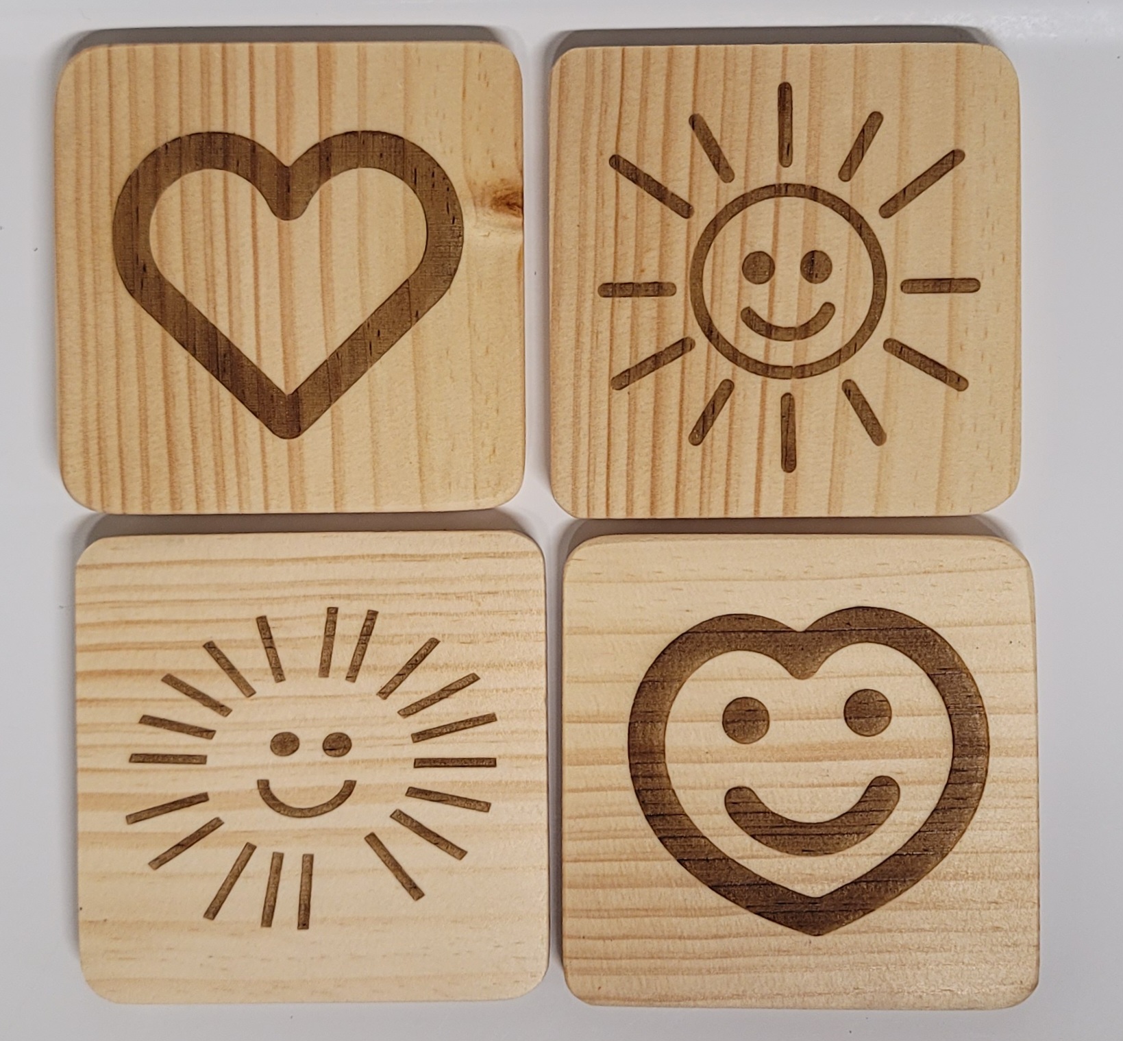 Wood coasters